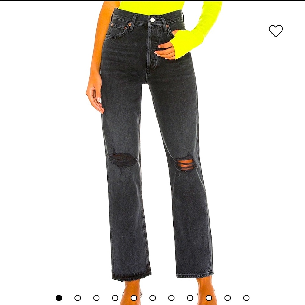 Agolde 90’s Pinch waist size 25 in Howl (black)